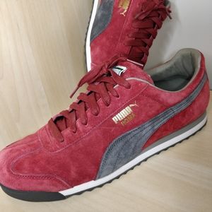 Puma Roma Wine & Navy Suede 11.5